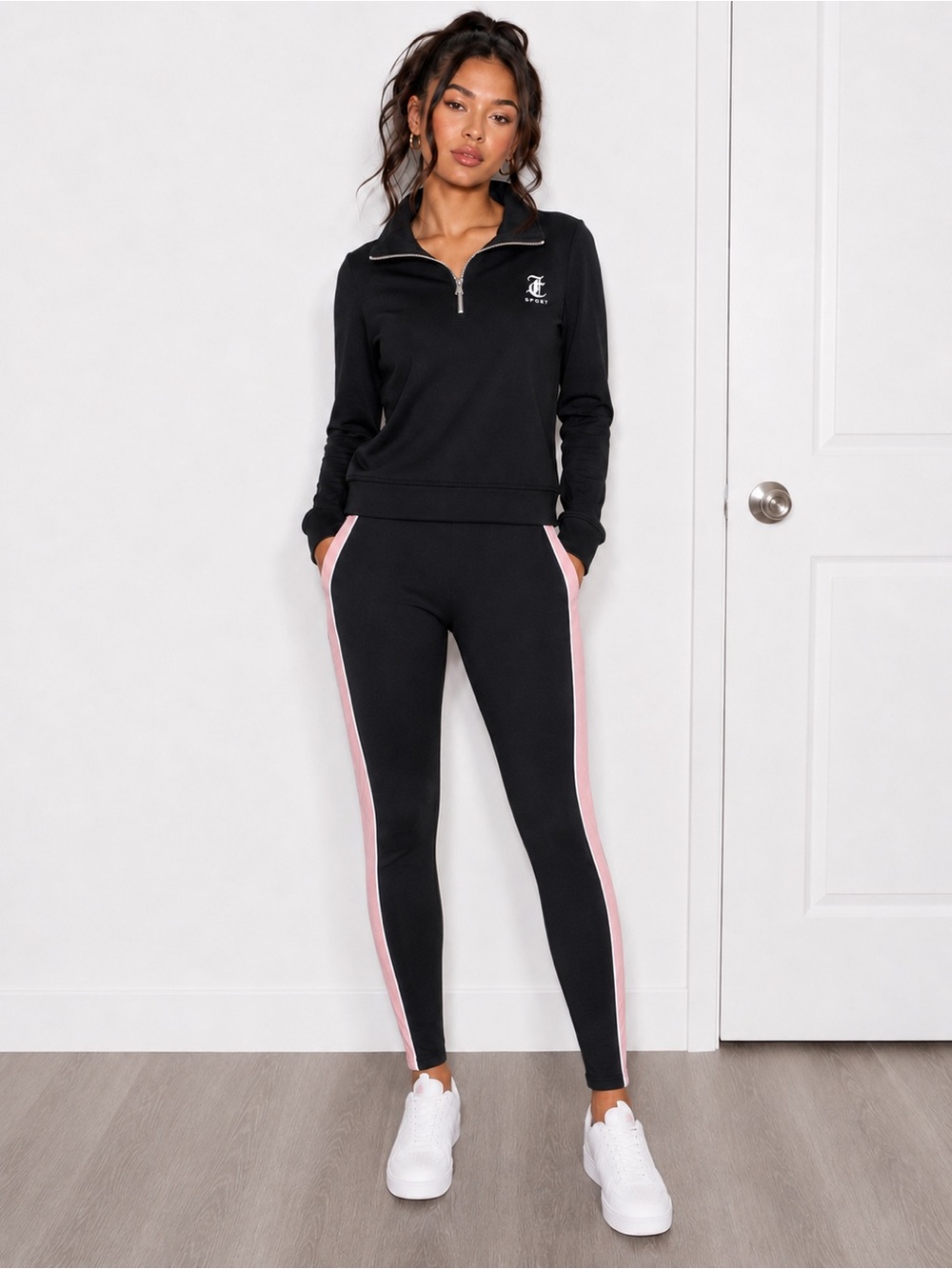 🖤🩷Sporty Zip Pullover Set Juicy Couture